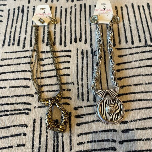 None and/or Unknown Jewelry - Set of Two Statement Necklaces